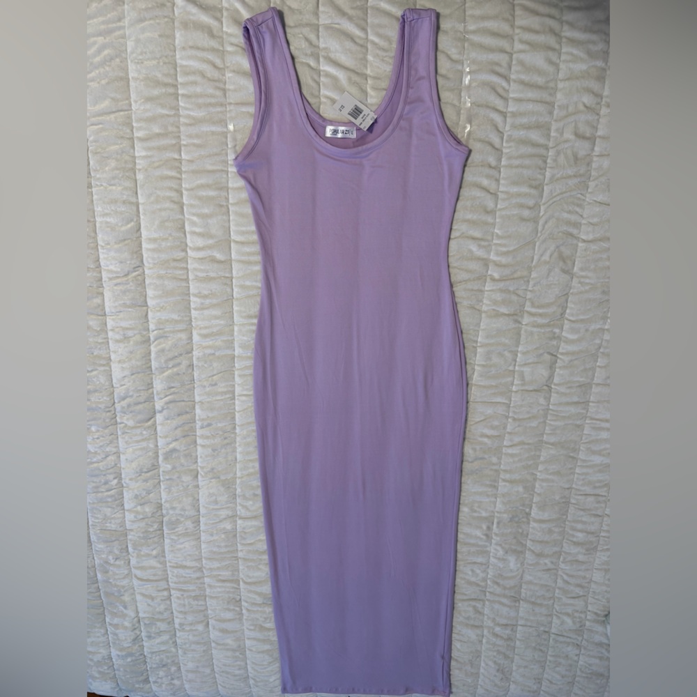 Rainbow Lavender Tank Maxi Dress